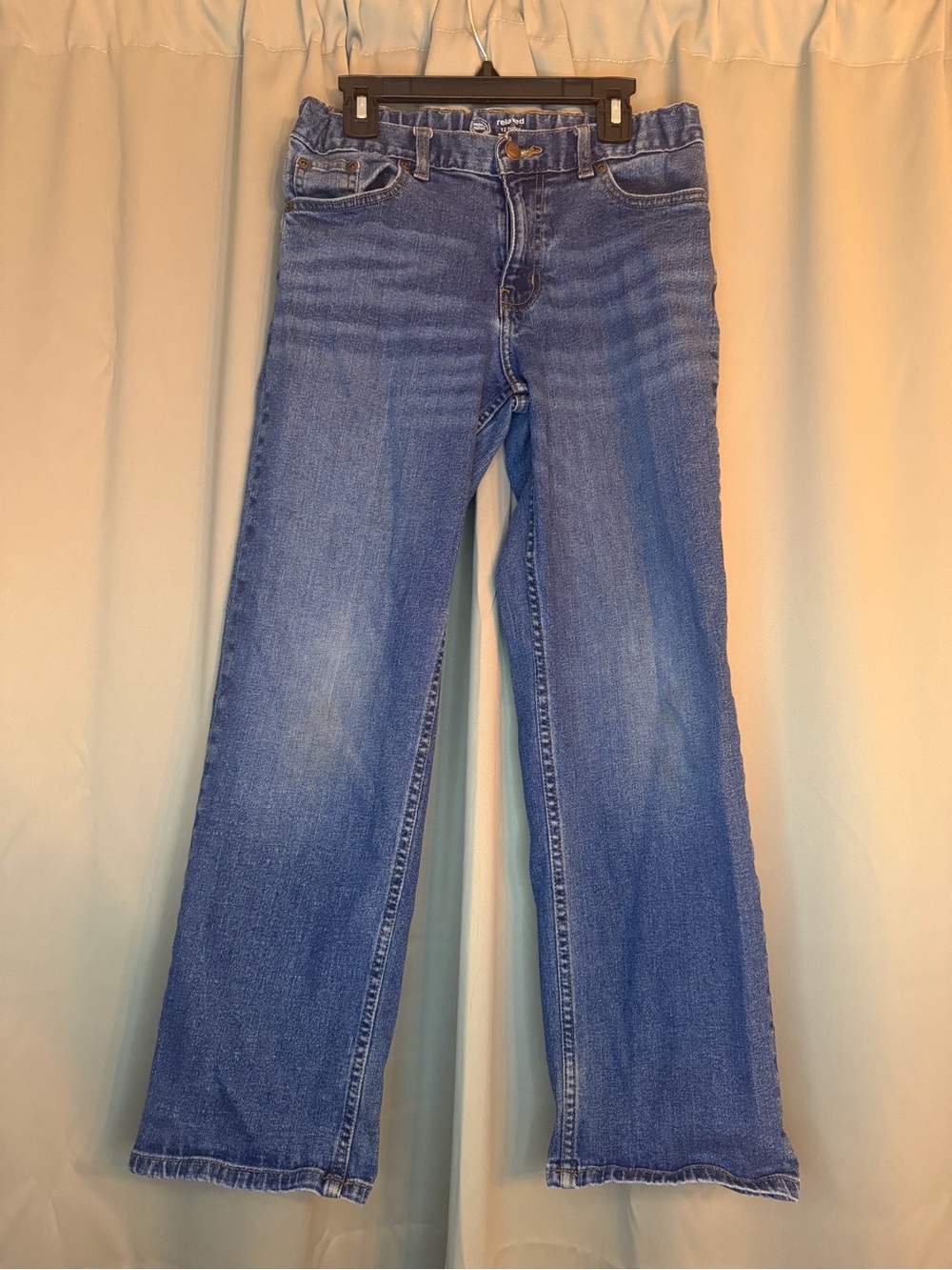 Amazon Essentials Kids Blue Straight-Leg Jeans